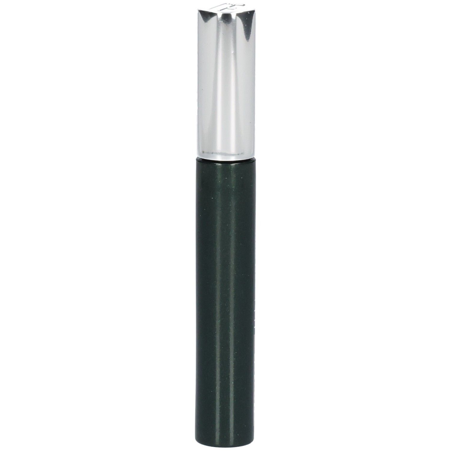 Mascara Clinique High Impact vert foncé avec capuchon argenté.