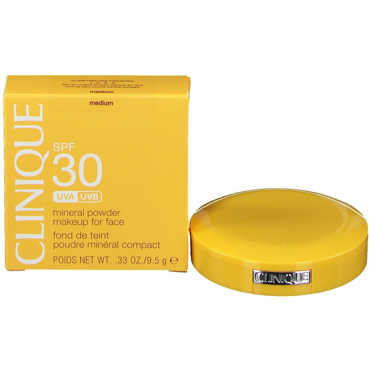 CLINIQUE Sun SPF 30 Fond de Teint Poudre Minéral Compact Medium