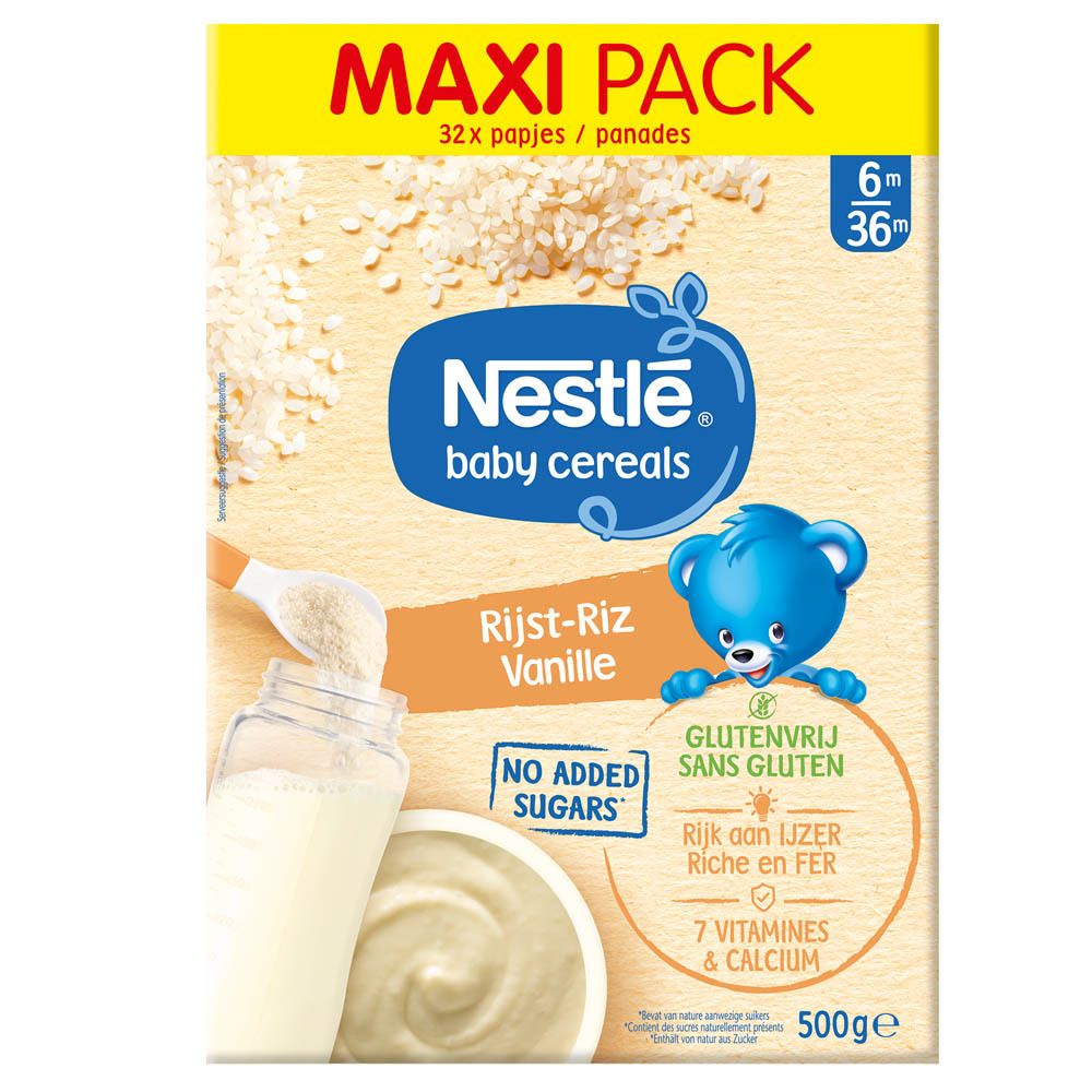 Nestle Baby Cereals® Riz-Vanille