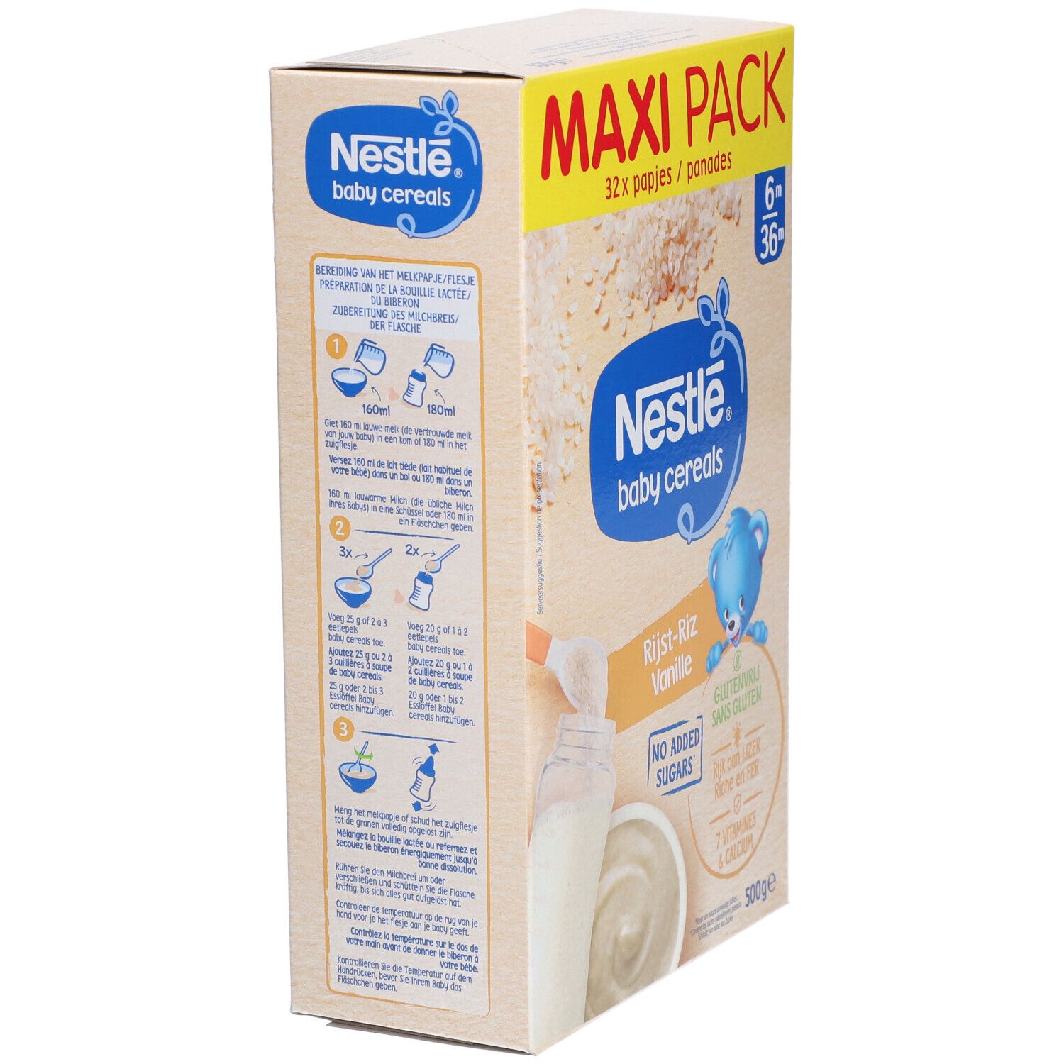 Nestle Baby Cereals® Riz-Vanille