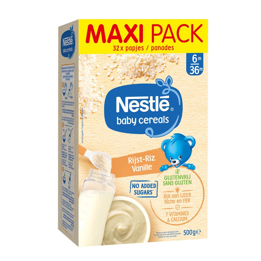 Nestle Baby Cereals® Riz-Vanille