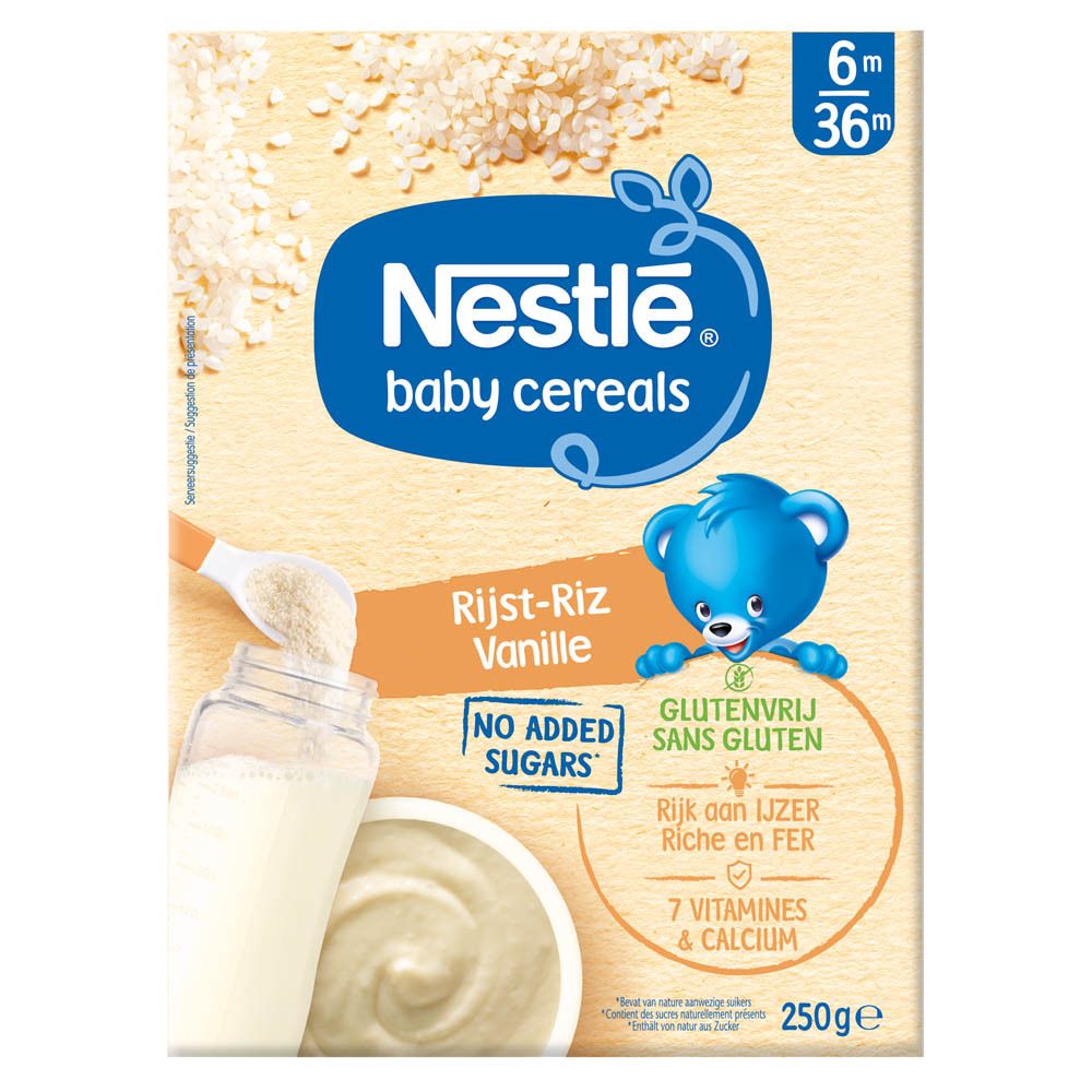 Nestle Baby Cereals® Riz-Vanille