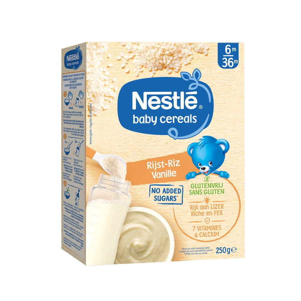 Nestle Baby Cereals® Riz-Vanille
