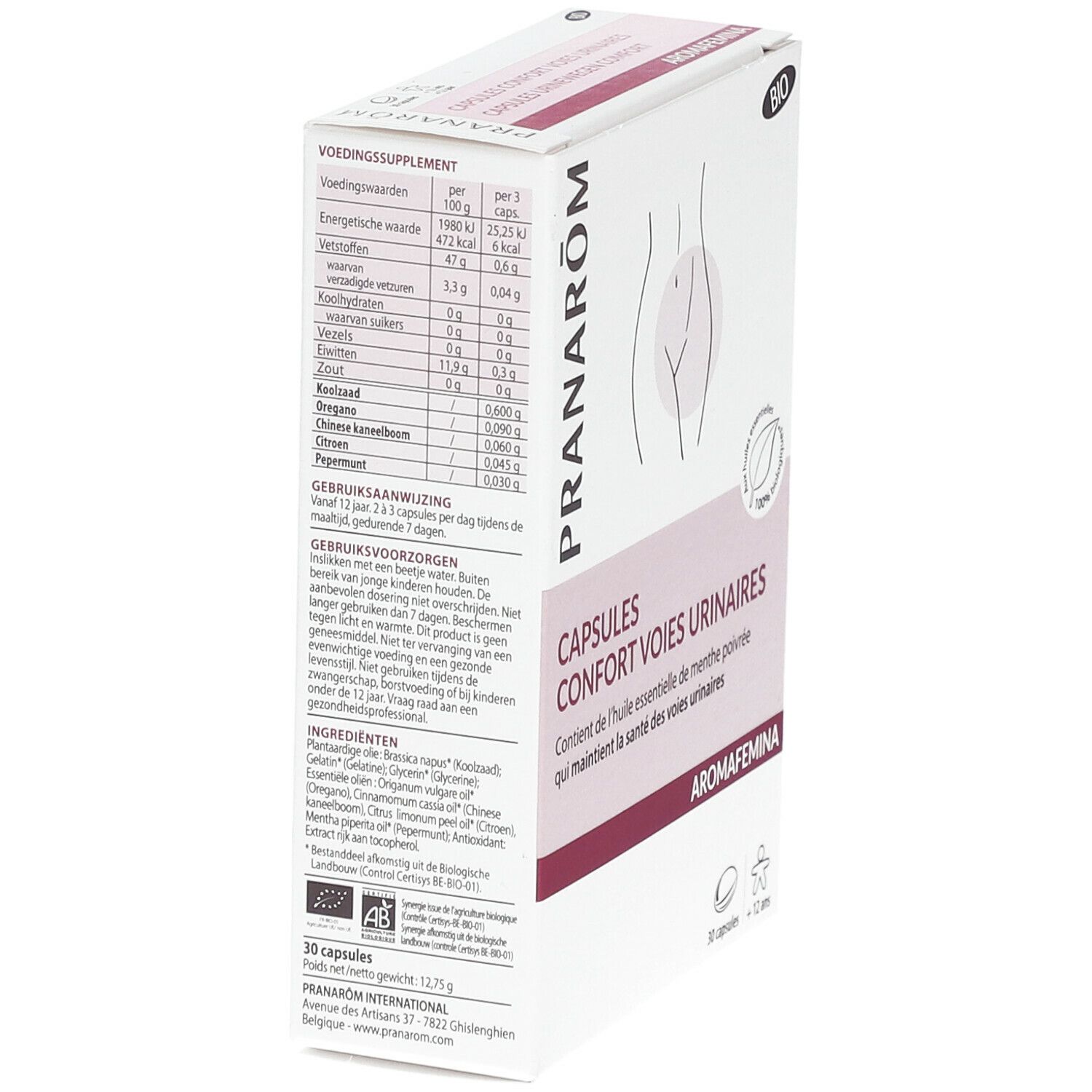 AROMAFEMINA - Confort Urinaire Bio, 30 capsules