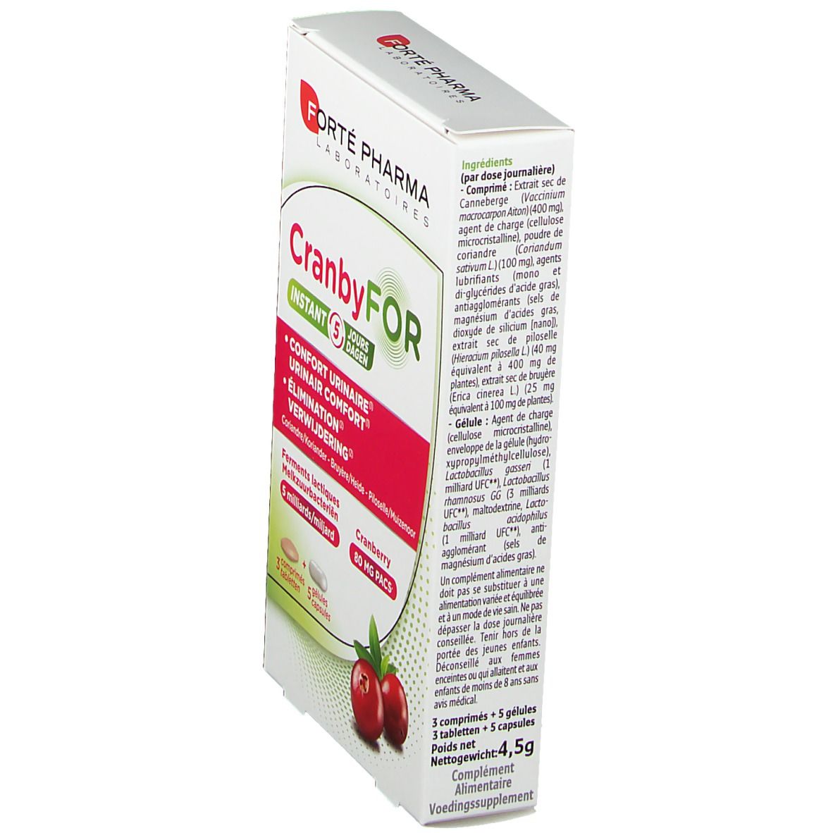 Forté Pharma CranbyFor Instant 5