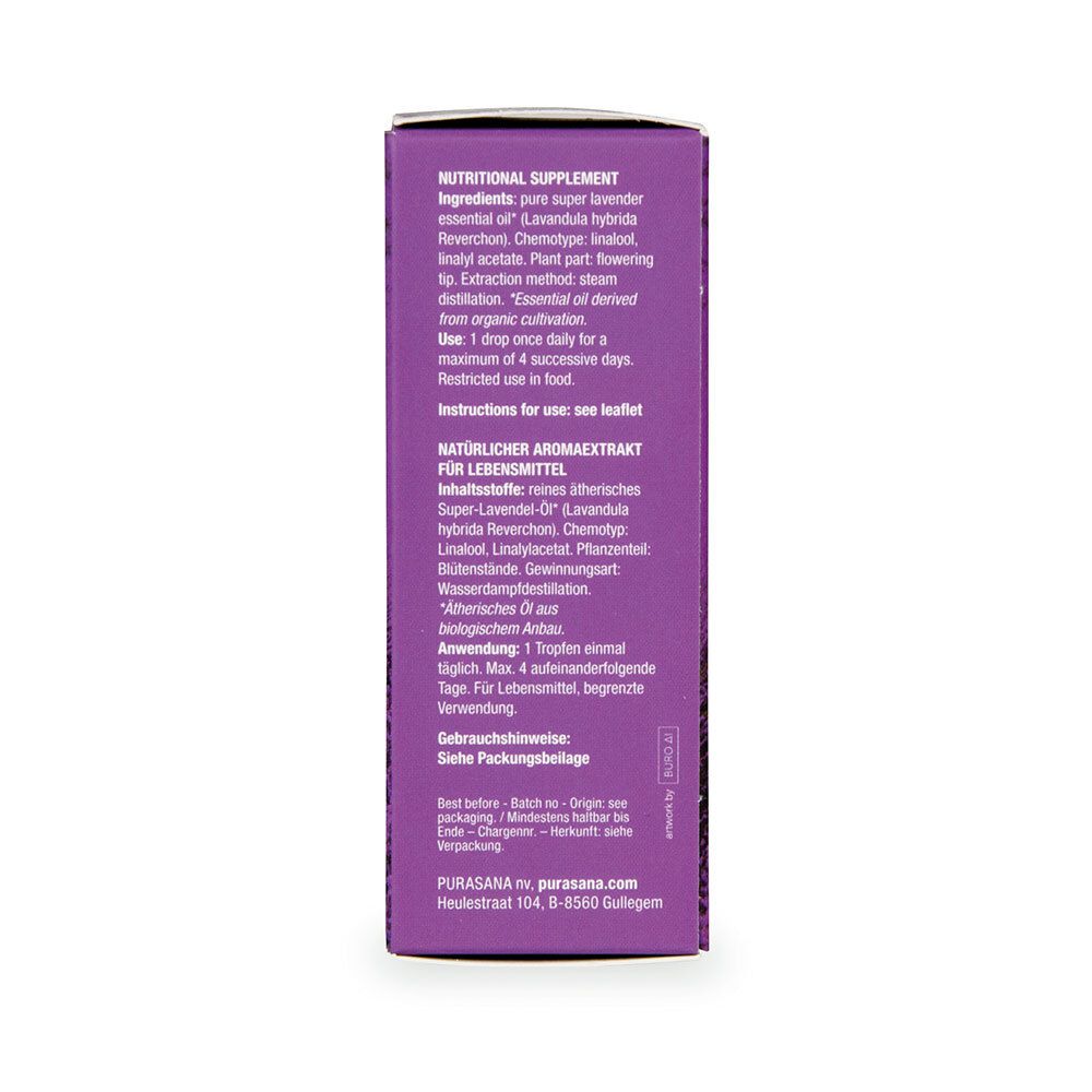 Purasana Huile de lavande super 10 ml