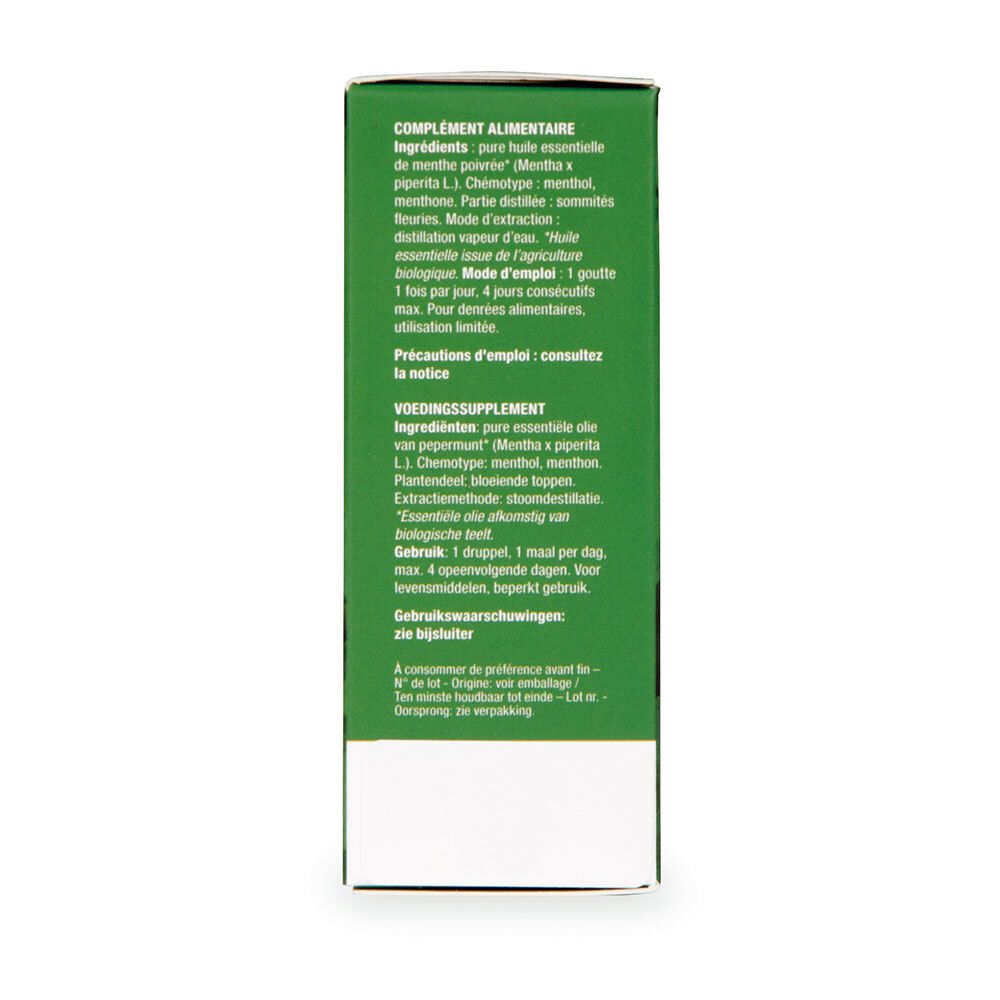 Purasana Huile de menthe poivrée 10 ml