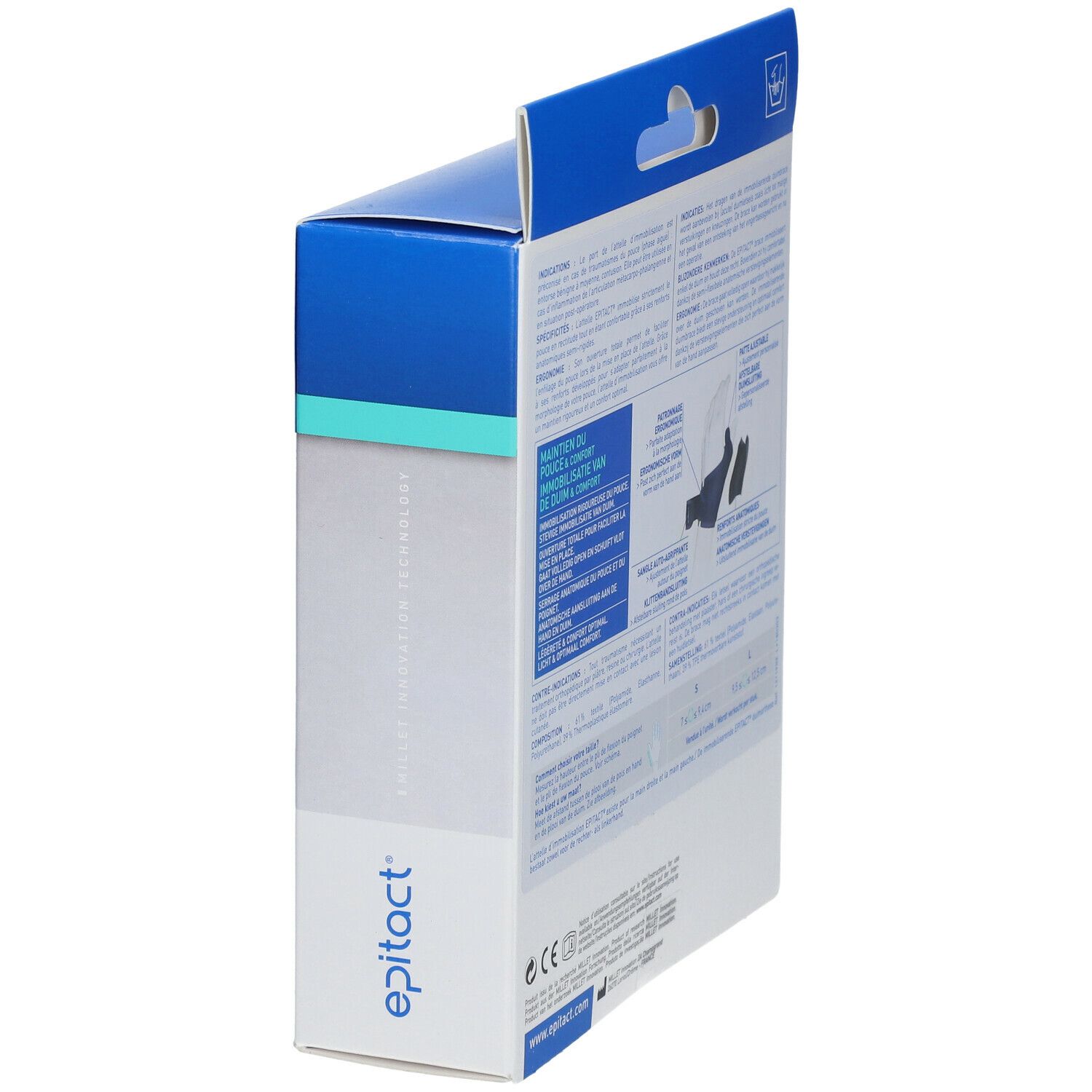 EPITACT Attelle Pouce d'Immobilisation Droite S