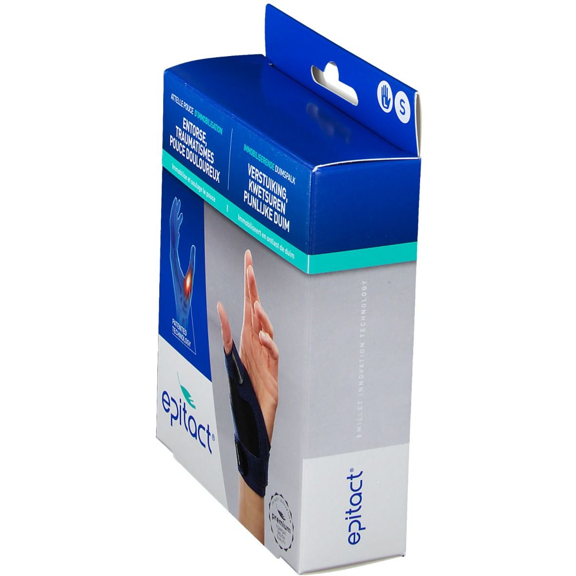 EPITACT Attelle Pouce d'Immobilisation Gauche S