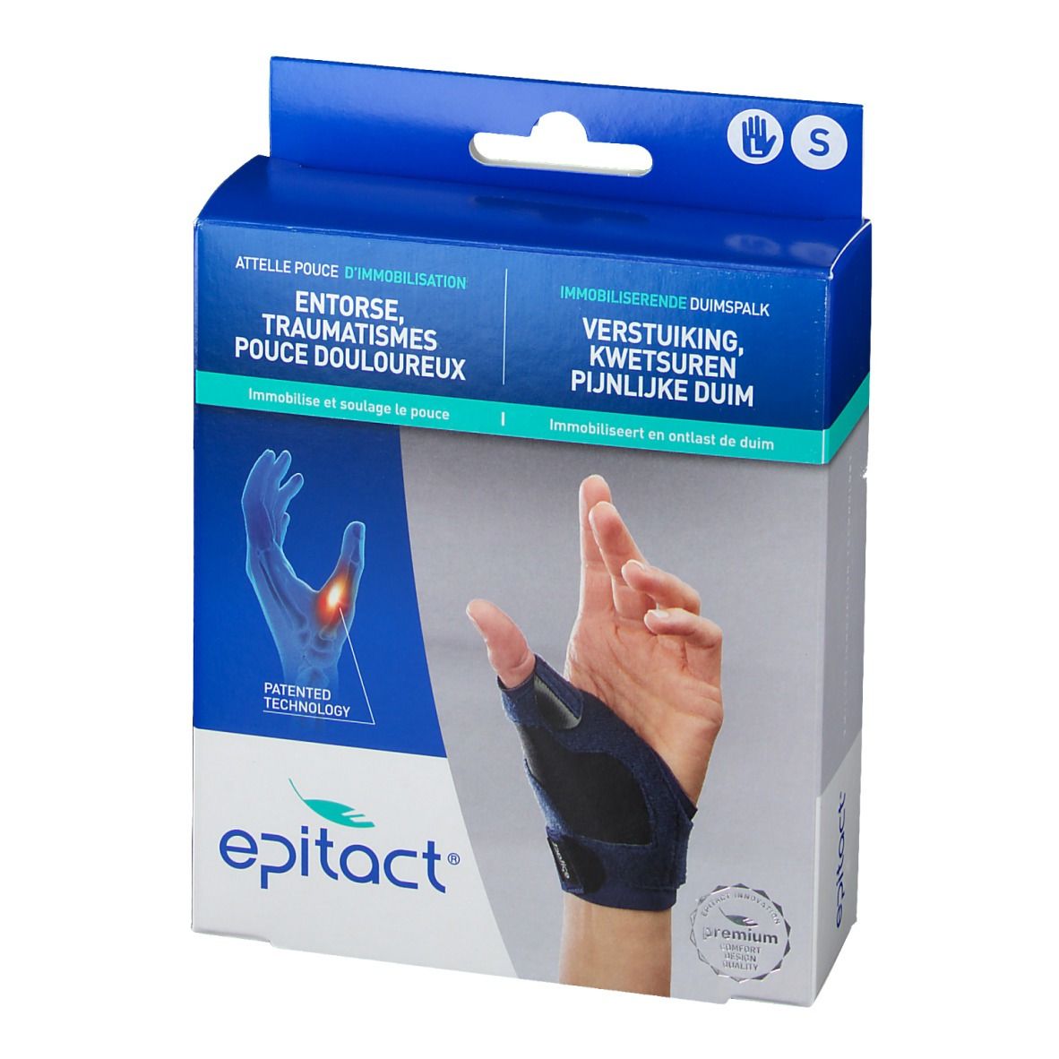 EPITACT Attelle Pouce d'Immobilisation Gauche S