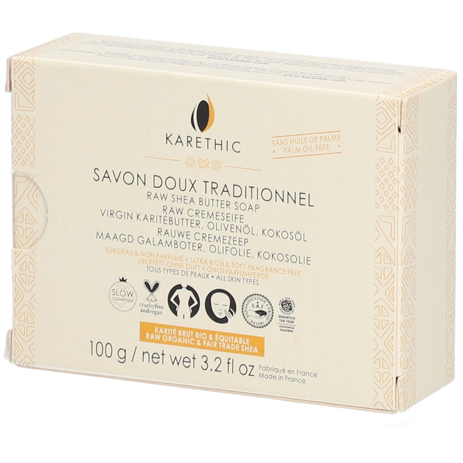 KARETHIC Savon Surgras au Karité Pur