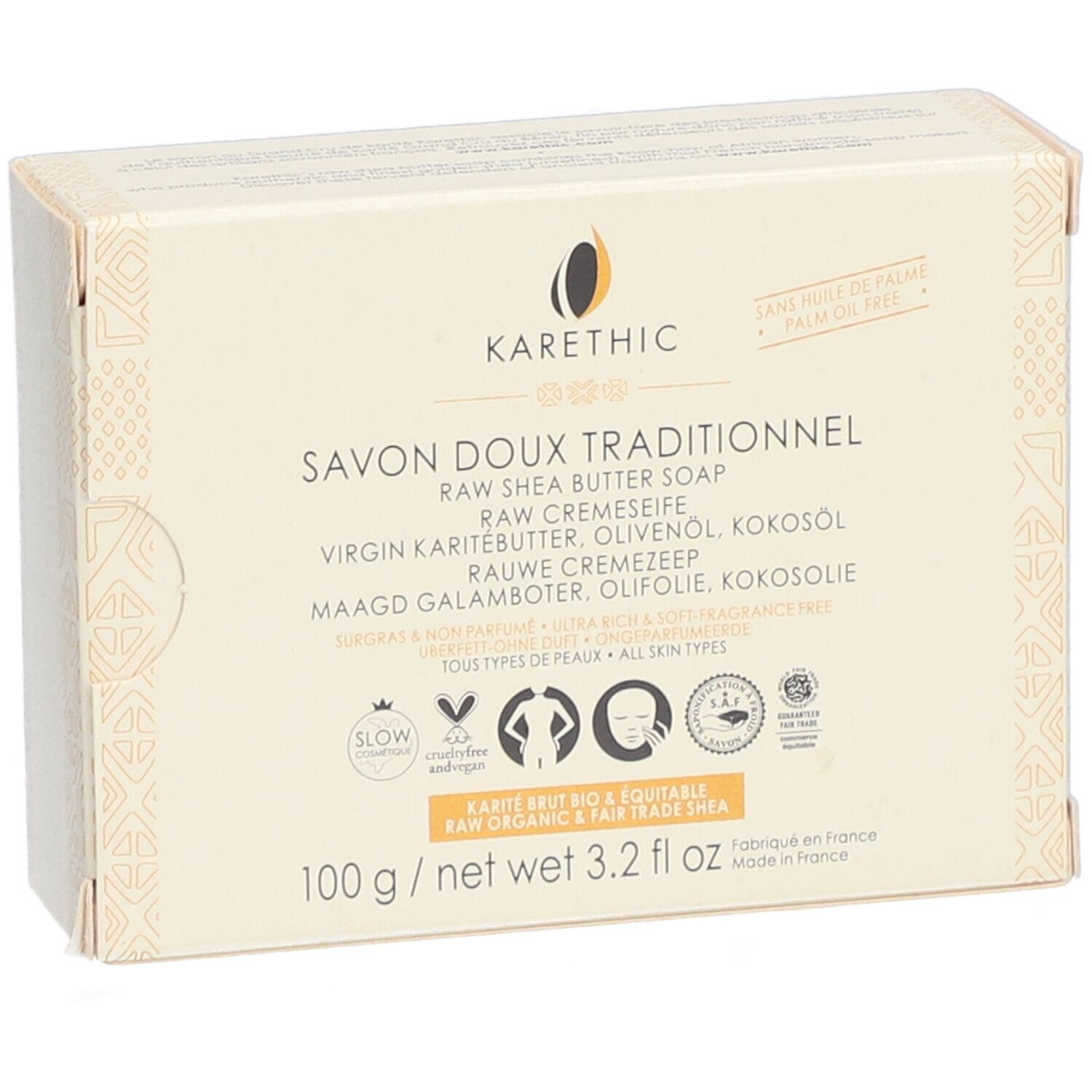 KARETHIC Savon Surgras au Karité Pur