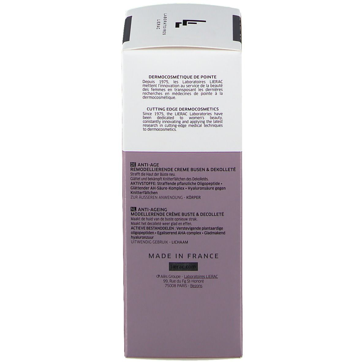 LIERAC Bust-Lift Expert Crème Remodelante Anti-âge Seins & Décolleté