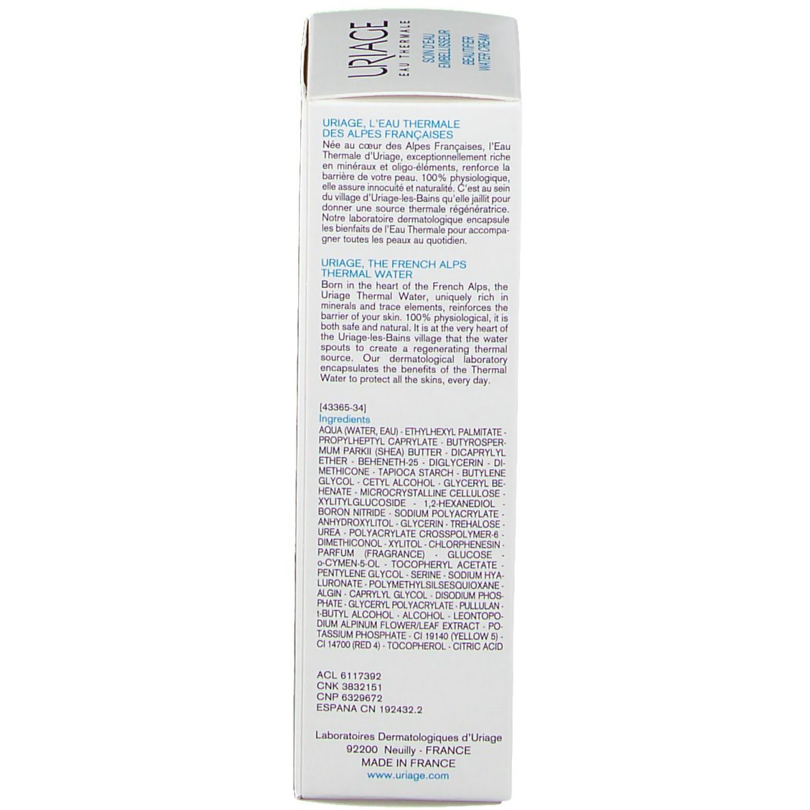 Uriage Soin d'eau embellisseur