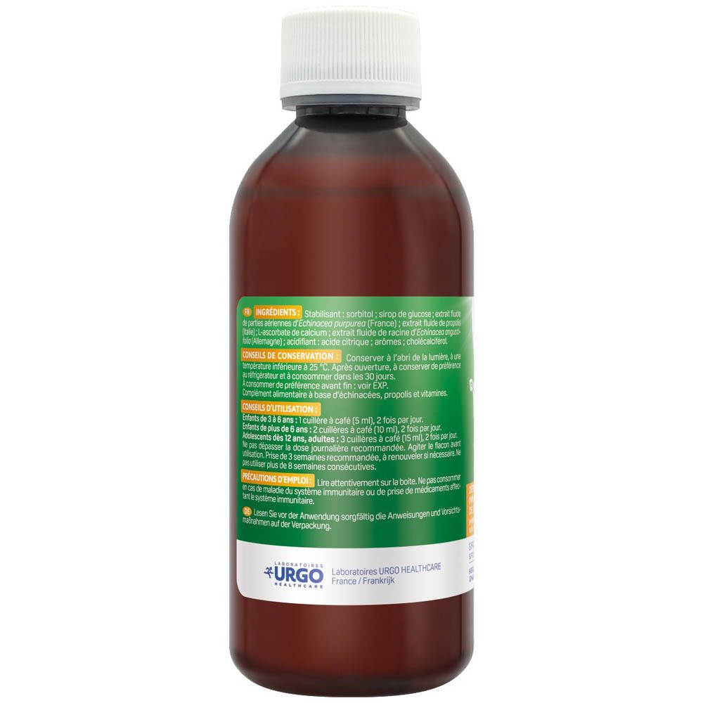 Dos de la bouteille Alvityl Défenses. Texte en français. Contient des informations sur le produit.