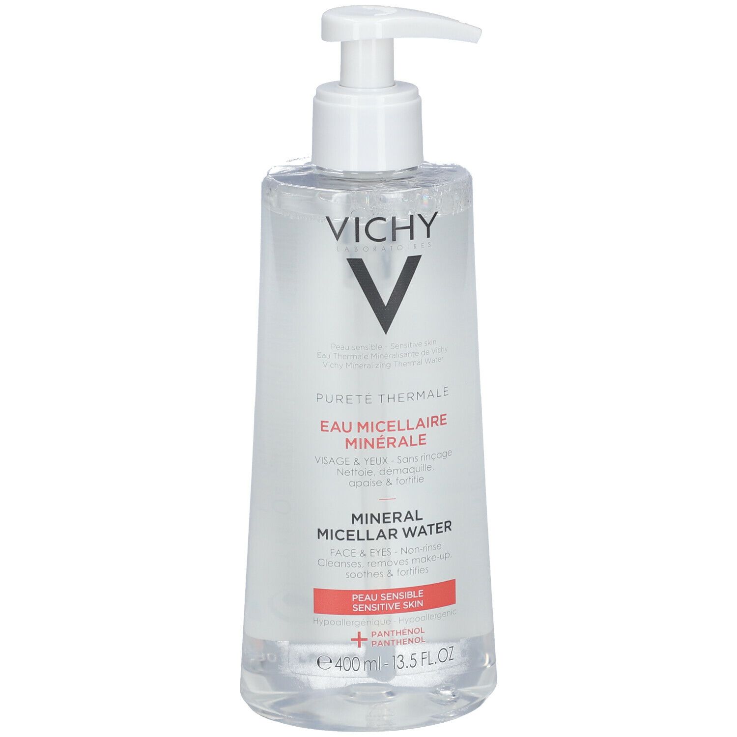 VICHY Pureté Thermale Eau Micellaire Minérale Peau Sensible