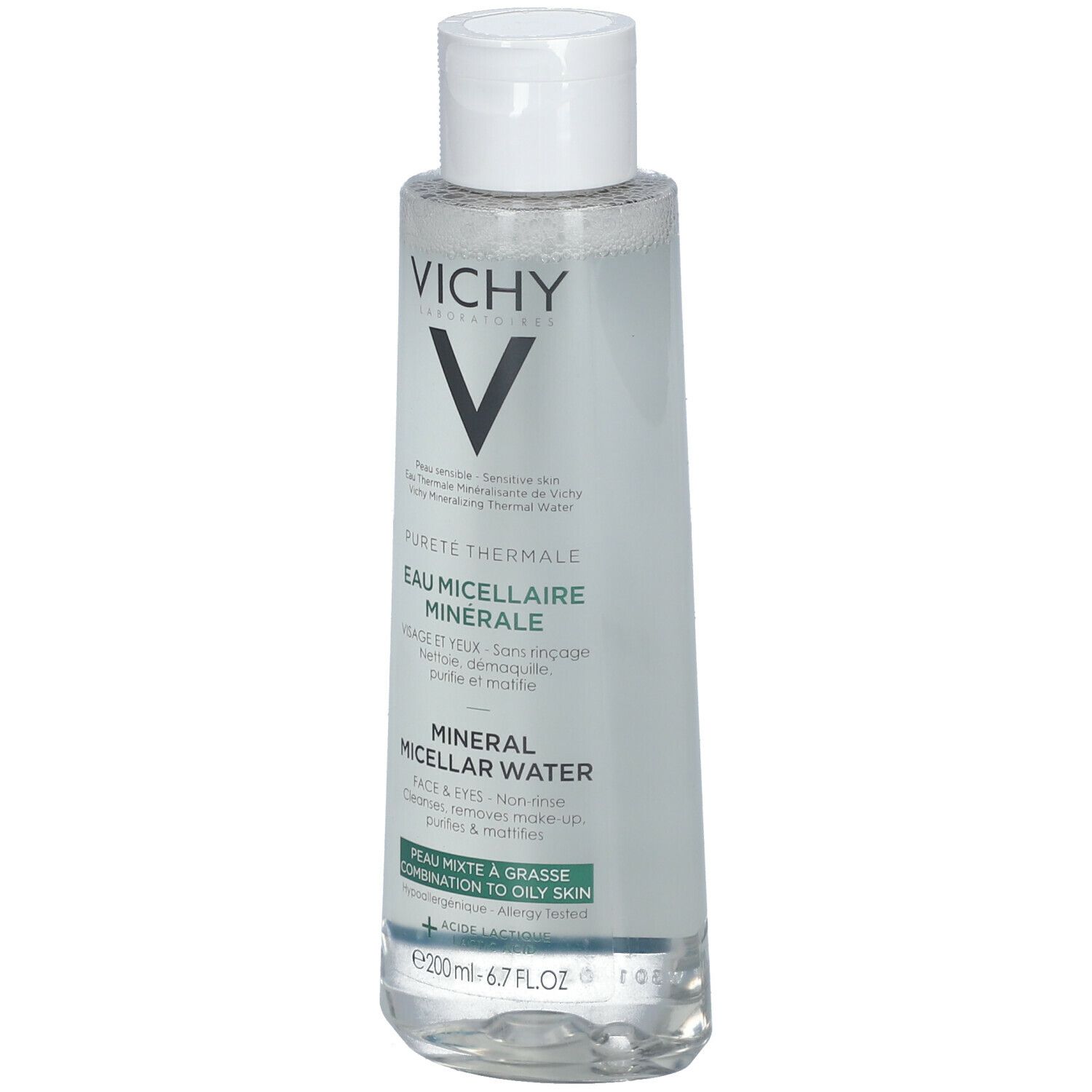 VICHY Pureté Thermale Eau Micellaire Minérale Peau grasse à mixte