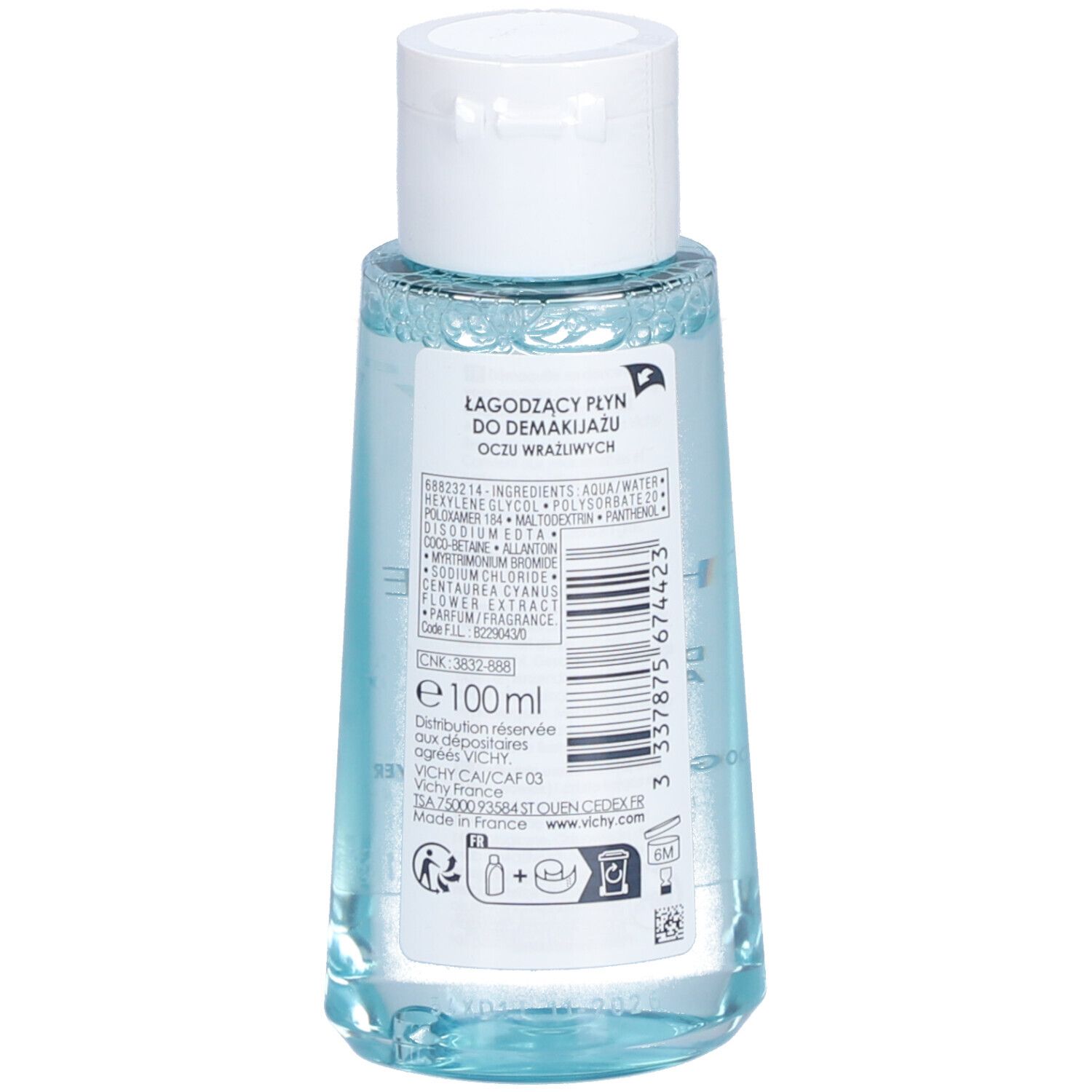 Vichy Pureté Thermale démaquillant apaisant pour les yeux