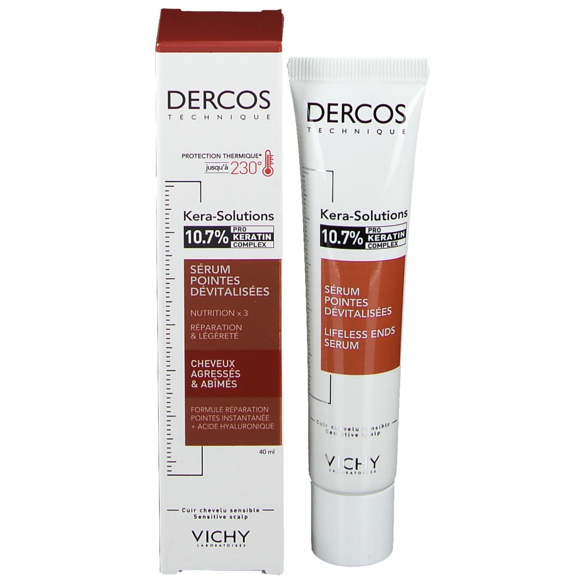 Vichy Dercos Kera-Solutions Sérum Pointes Dévitalisées
