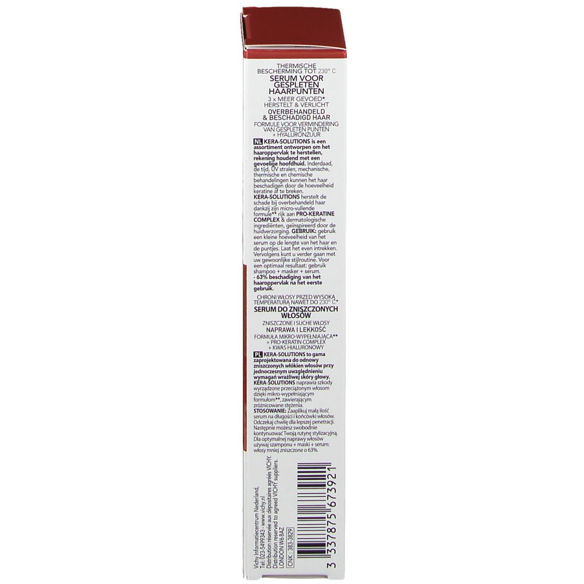 Vichy Dercos Kera-Solutions Sérum Pointes Dévitalisées