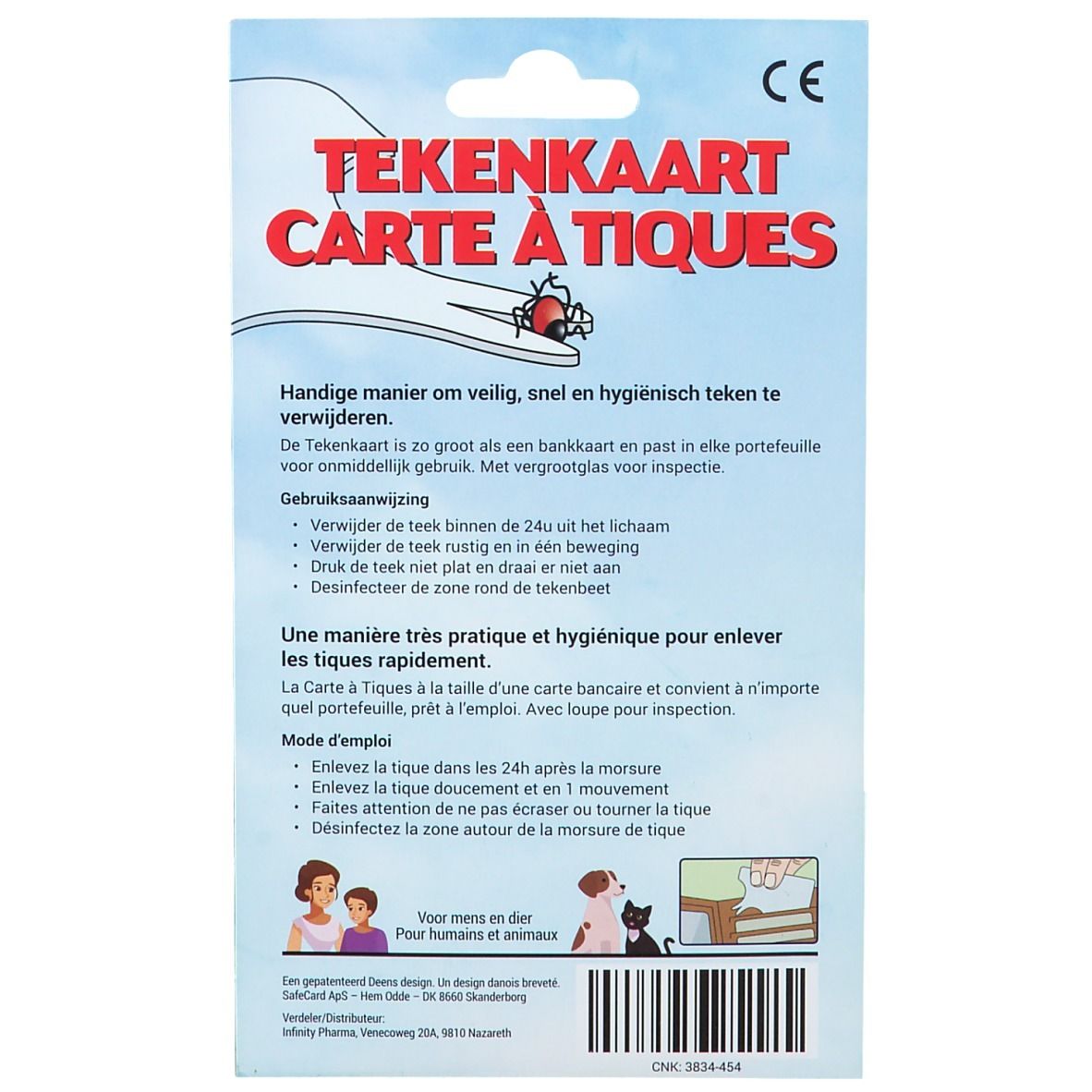 ABC Chemicals Carte à tiques