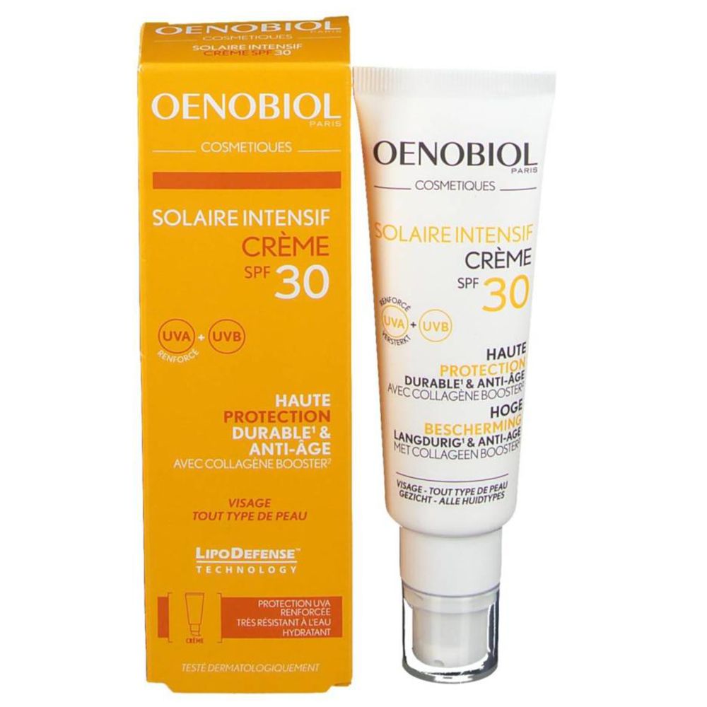 Oenobiol Cosmetiques Solaire Intensif Crème SPF 30+