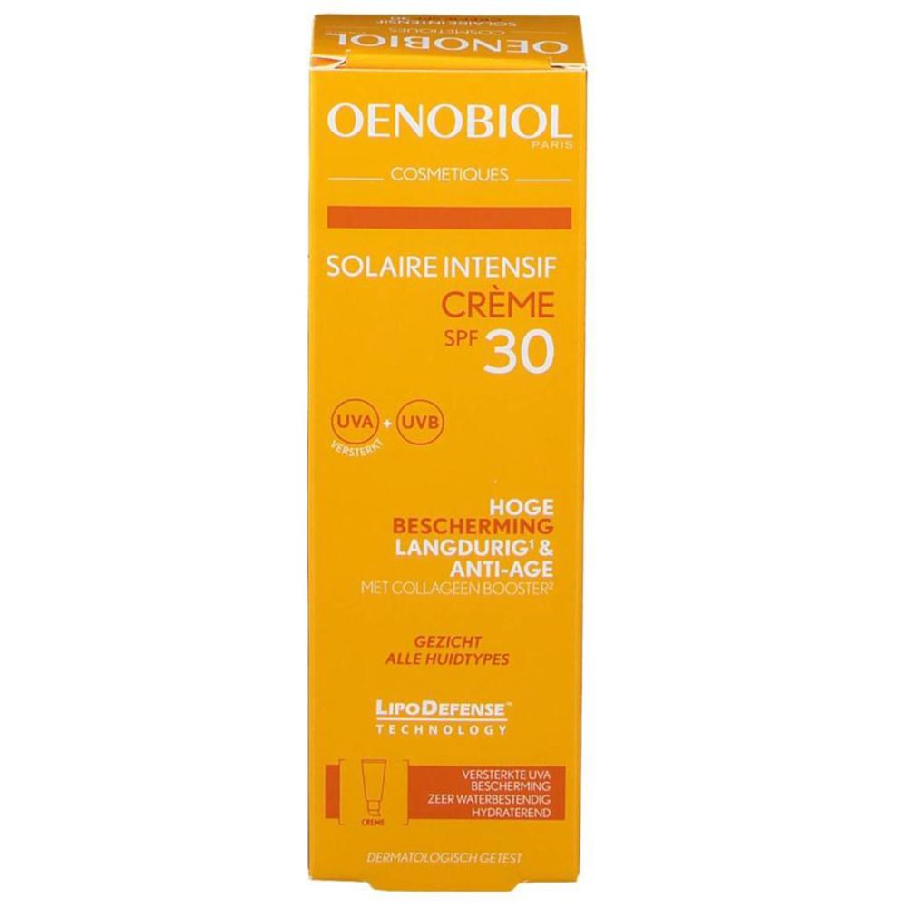 Oenobiol Cosmetiques Solaire Intensif Crème SPF 30+
