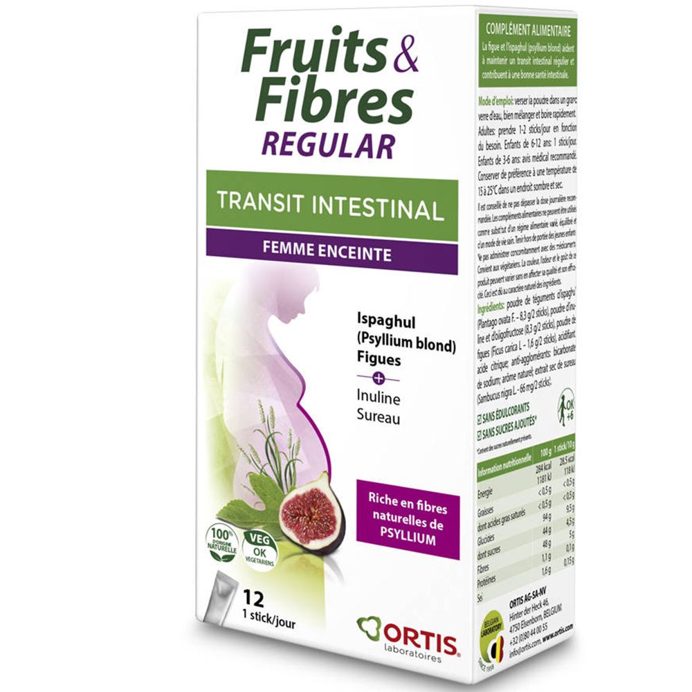 ORTIS® Transit intestinal Fruits & Fibres Regular femme enceinte