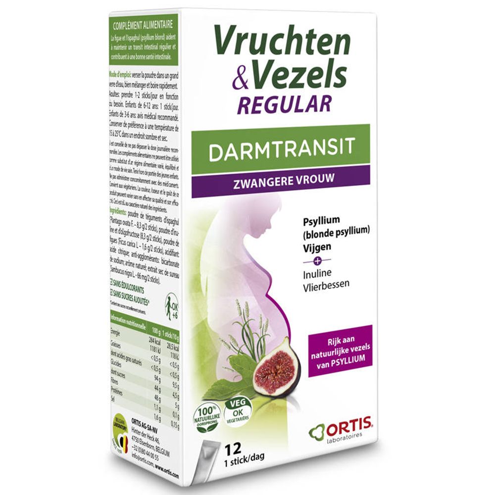 ORTIS® Transit intestinal Fruits & Fibres Regular femme enceinte