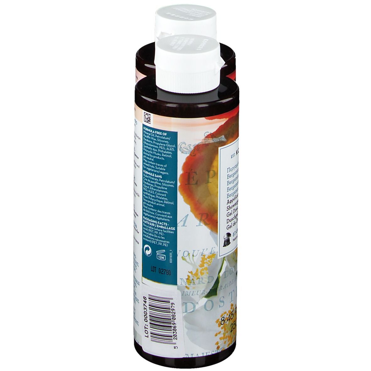 KORRES Gel Douche Bergamote Jasmin