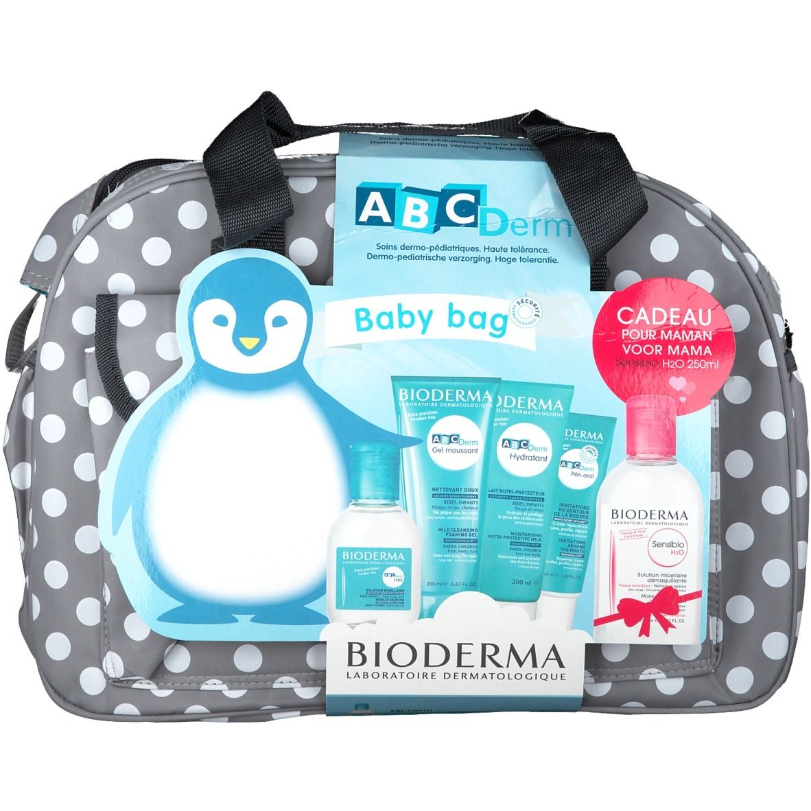 ABCDerm H2O  Eau micellaire, nettoyant pour la peau délicate des bébés et  des enfants