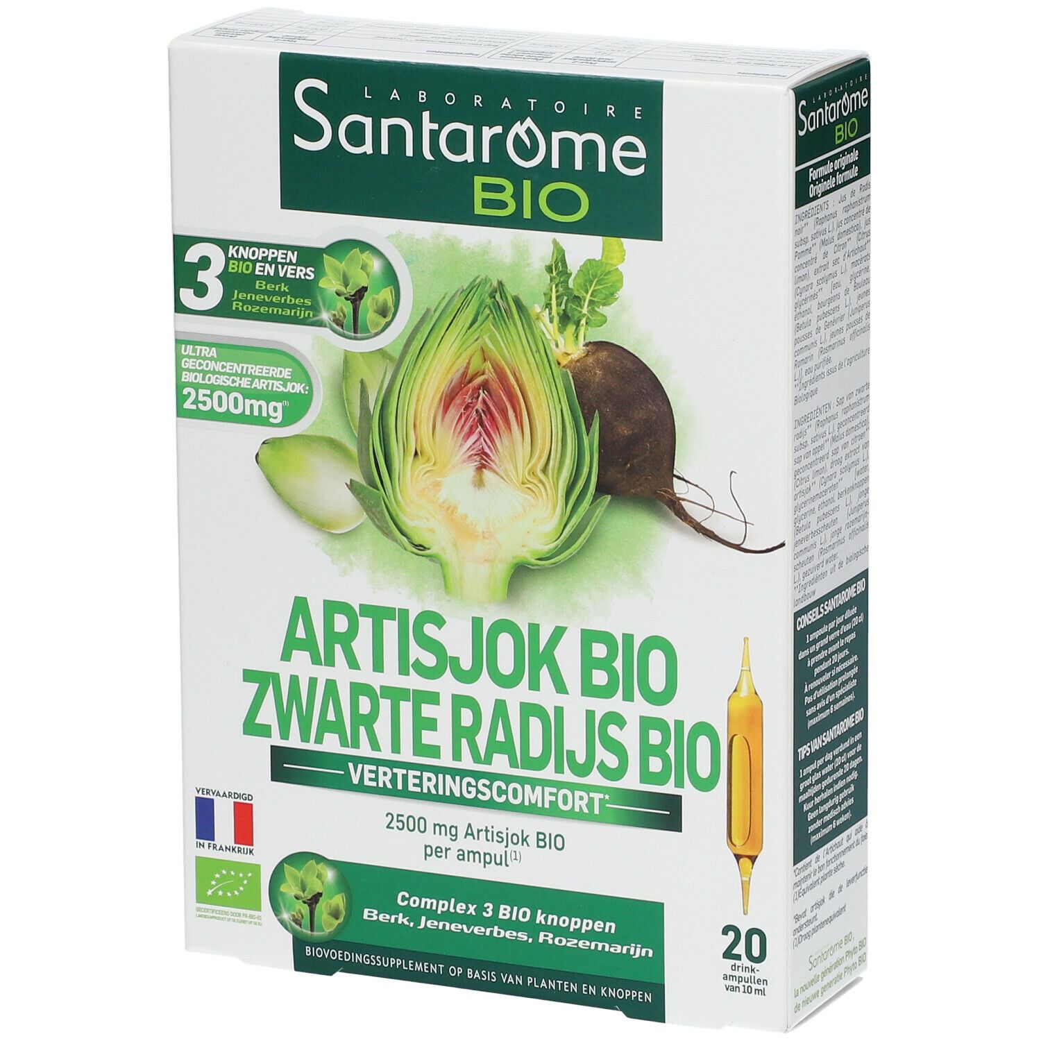 SANTAROME Bio Confort digestif Artichaut et radis noir