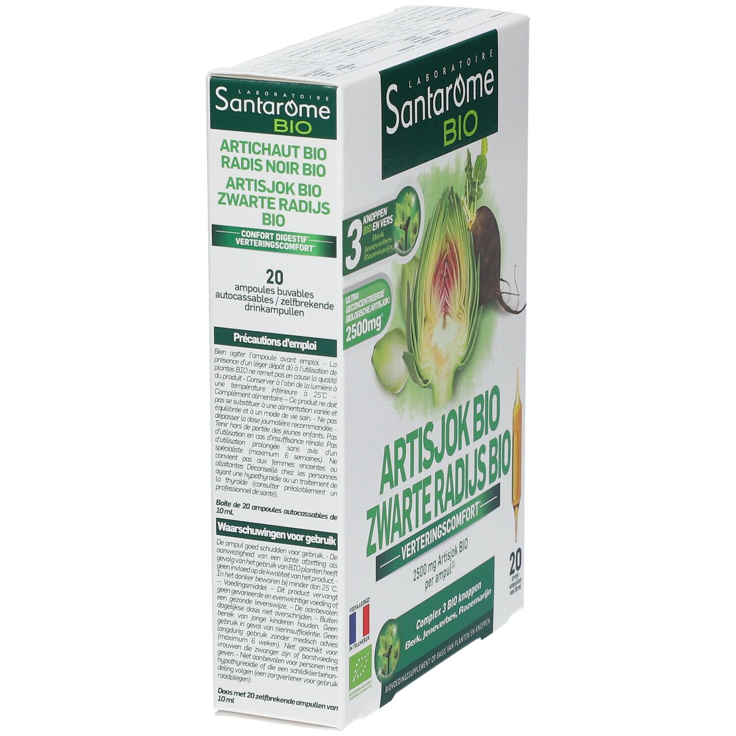 SANTAROME Bio Confort digestif Artichaut et radis noir