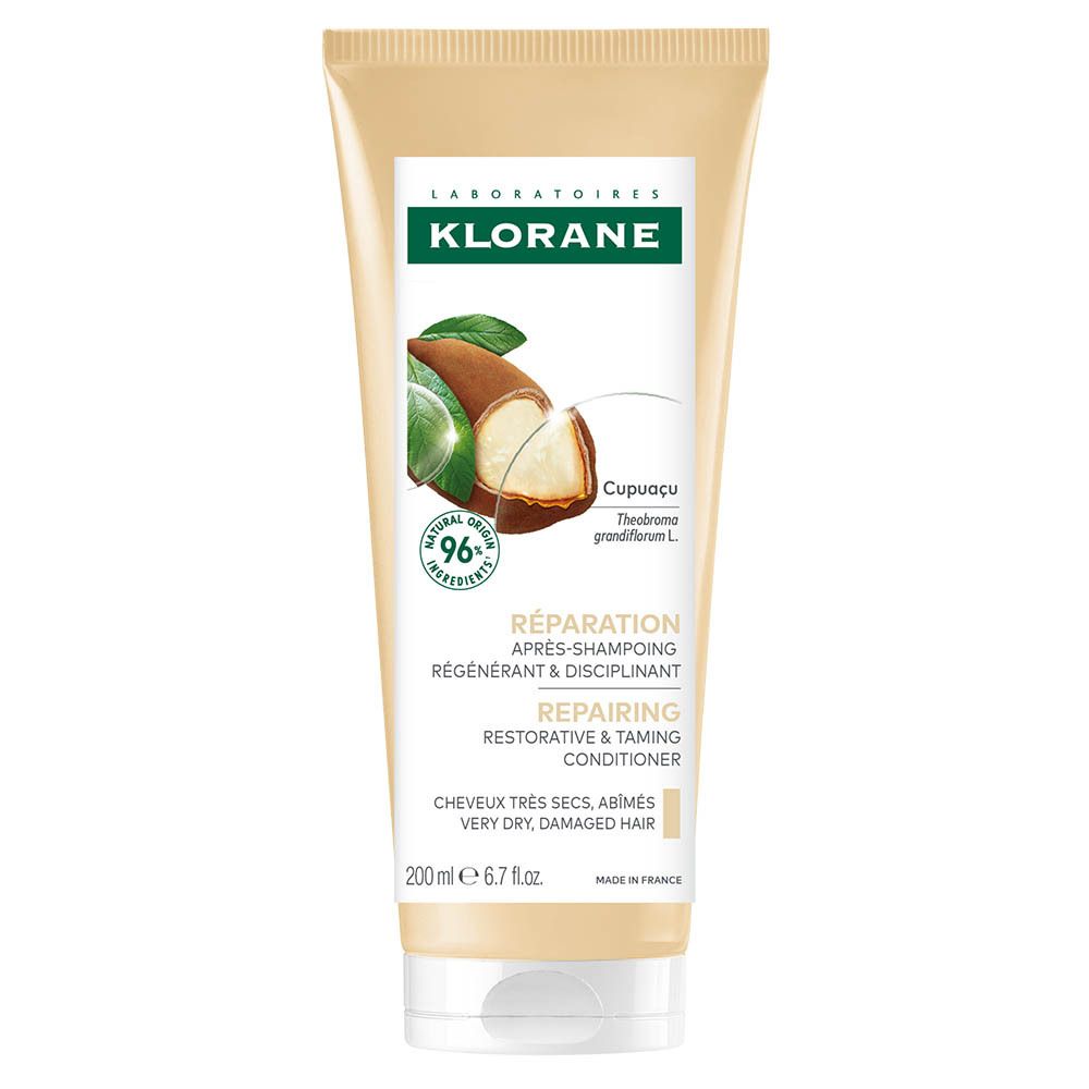 Tube Klorane Après-shampoing avec fruit et feuilles de Cupuaçu. 200ml.