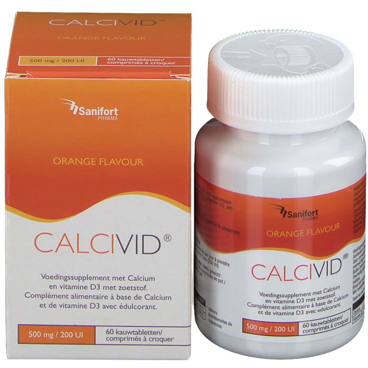 Sanifort CALCIVID® 500 mg/200 UI Orange