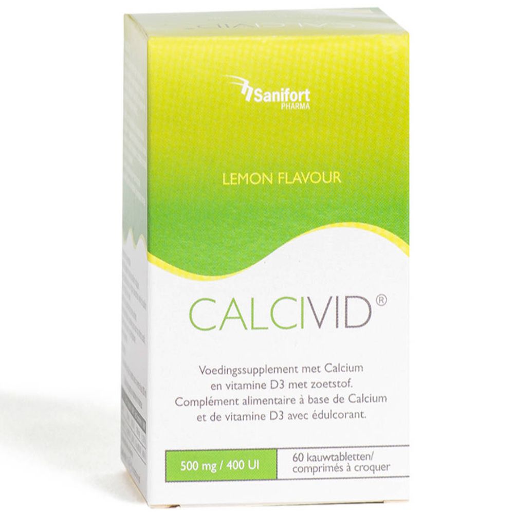 Calcivid Chew 1000mg / 800IE Citron