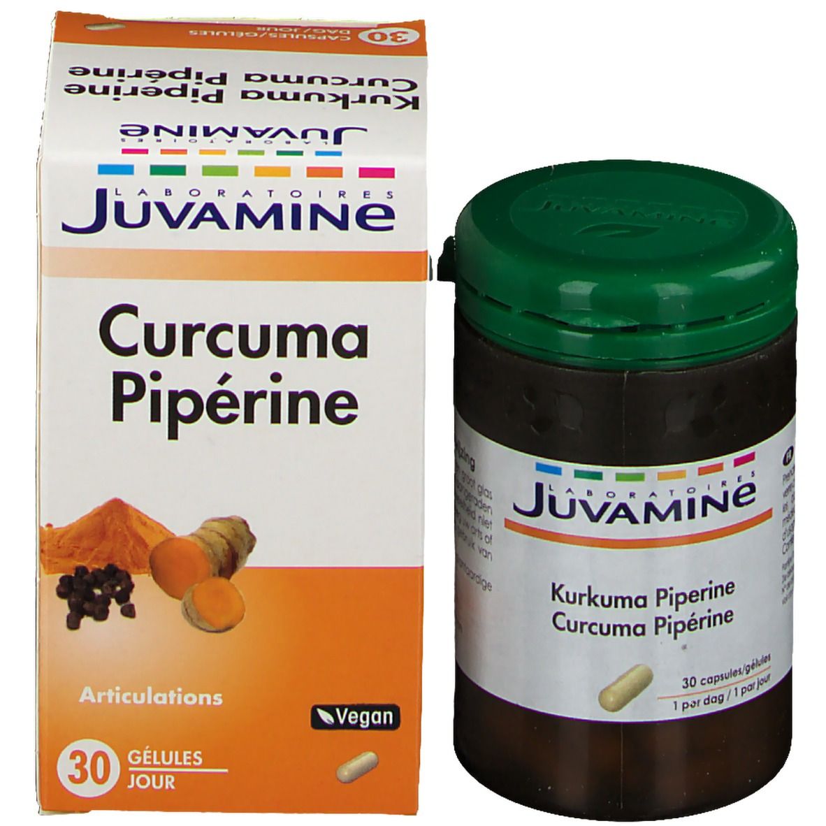 JUVAMINE Curcuma - Pipérine 30 pc(s) - Redcare Pharmacie