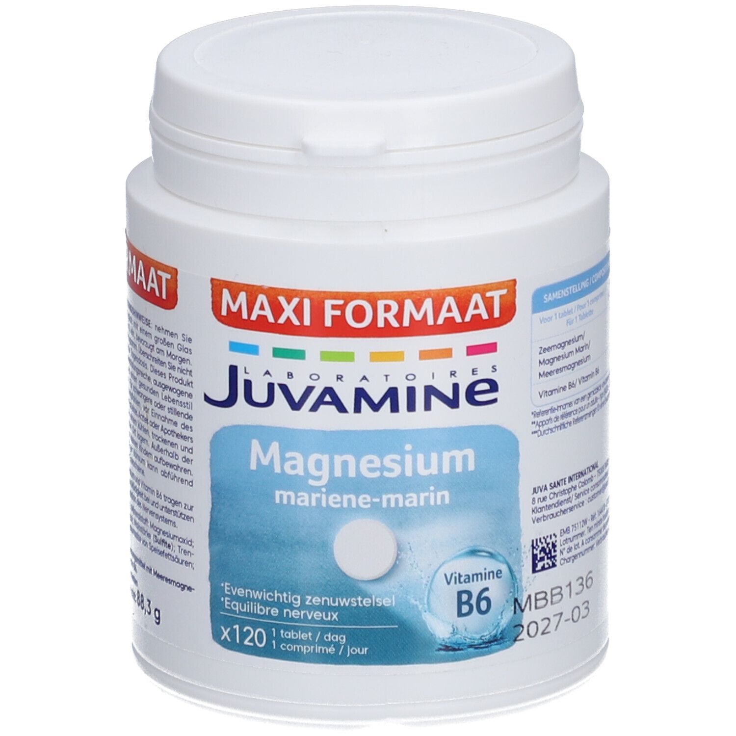 Juvamine Magnesium + Vitamine B6