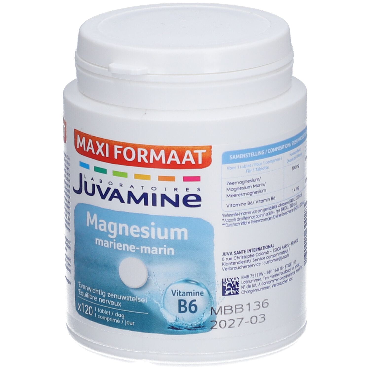 Juvamine Magnesium + Vitamine B6