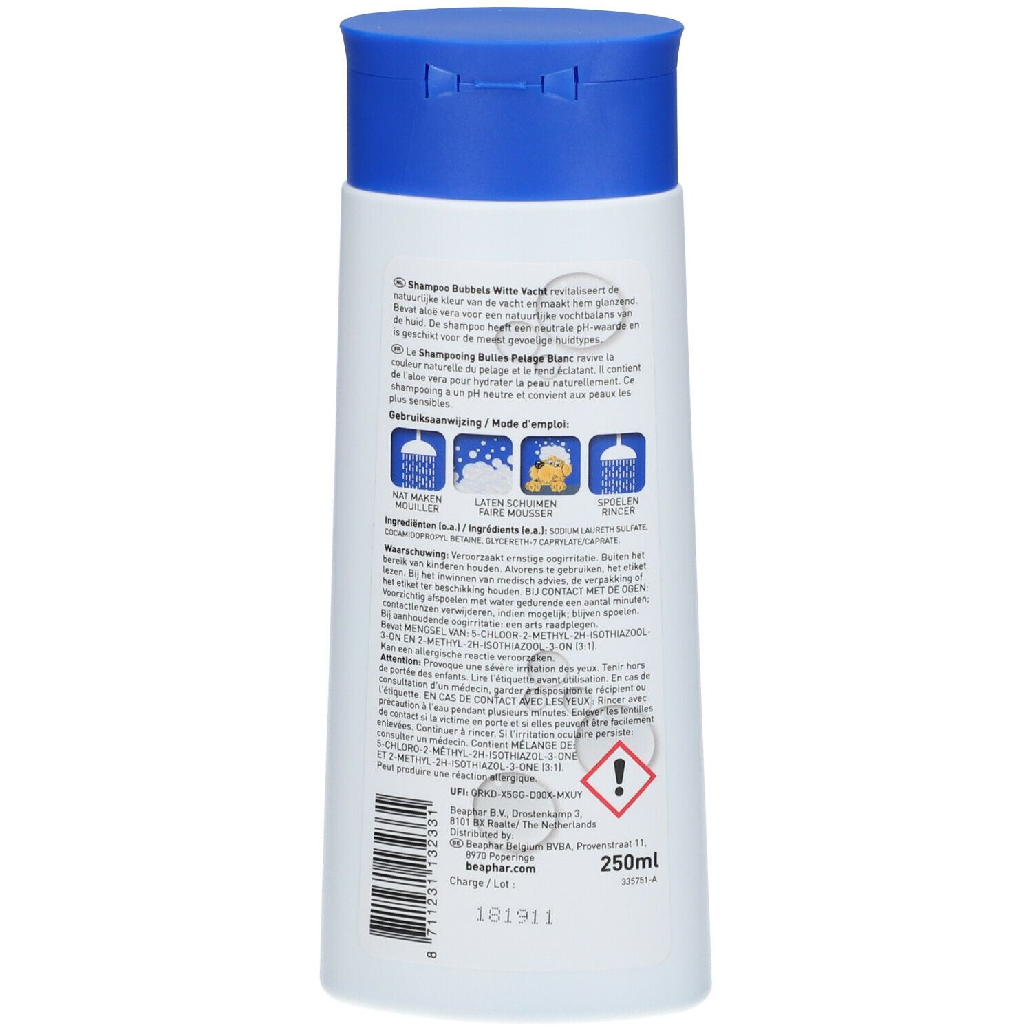 beaphar® Shampooing pelage blanc ou clair