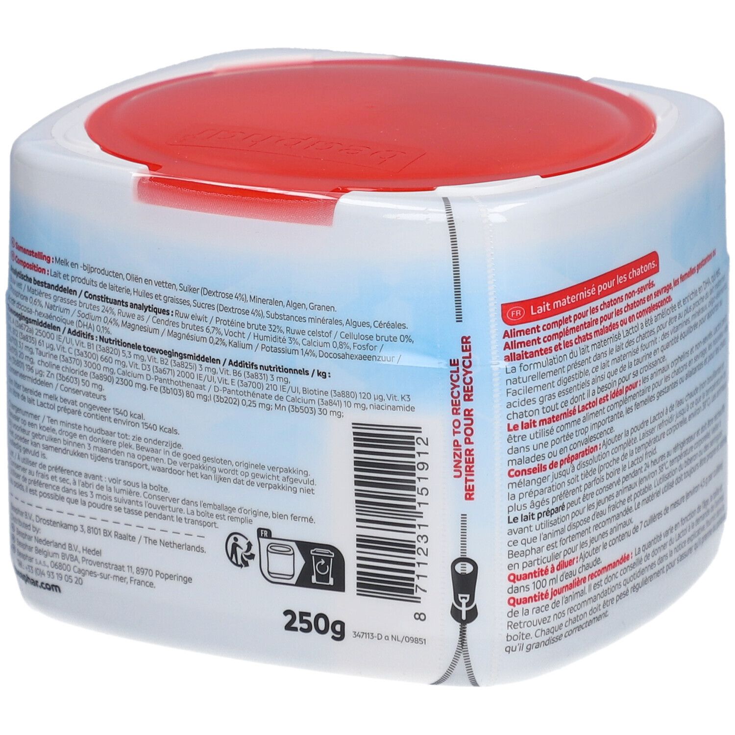 beaphar® Lactol Lait maternisé pour chaton