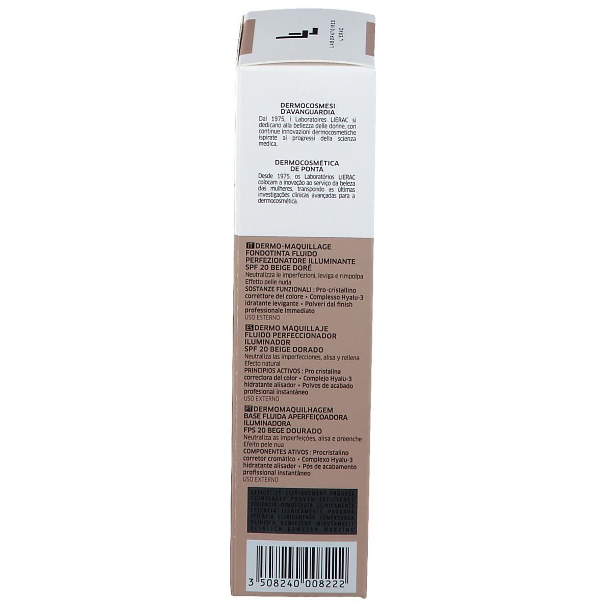 LIERAC Teint Perfect Skin SPF20 03 Beige Dore