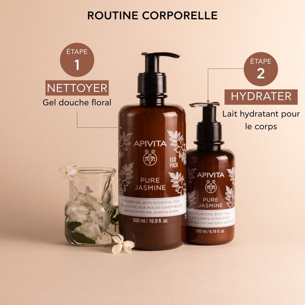 Apivita Pur Jasmine Gel douche aux huiles essentielles