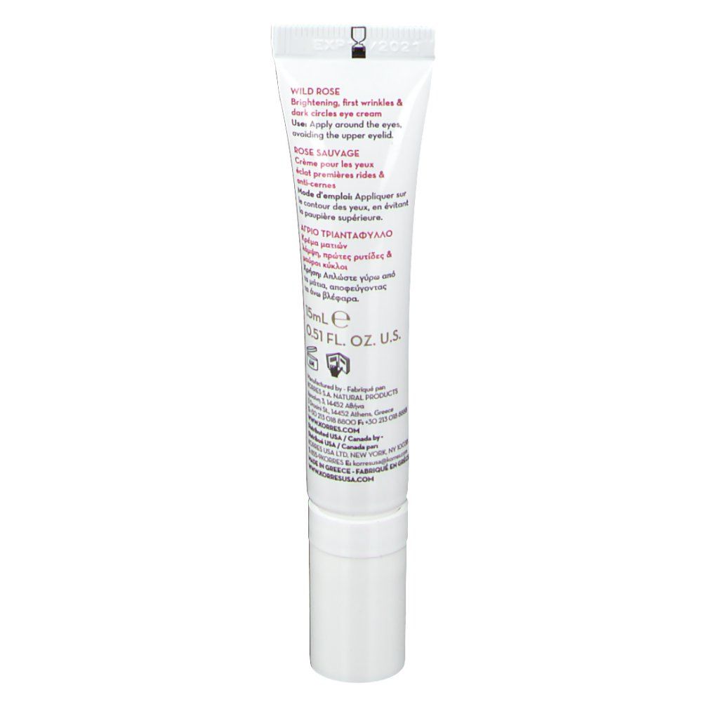 Korres Rose Sauvage Crème Contour Des Yeux