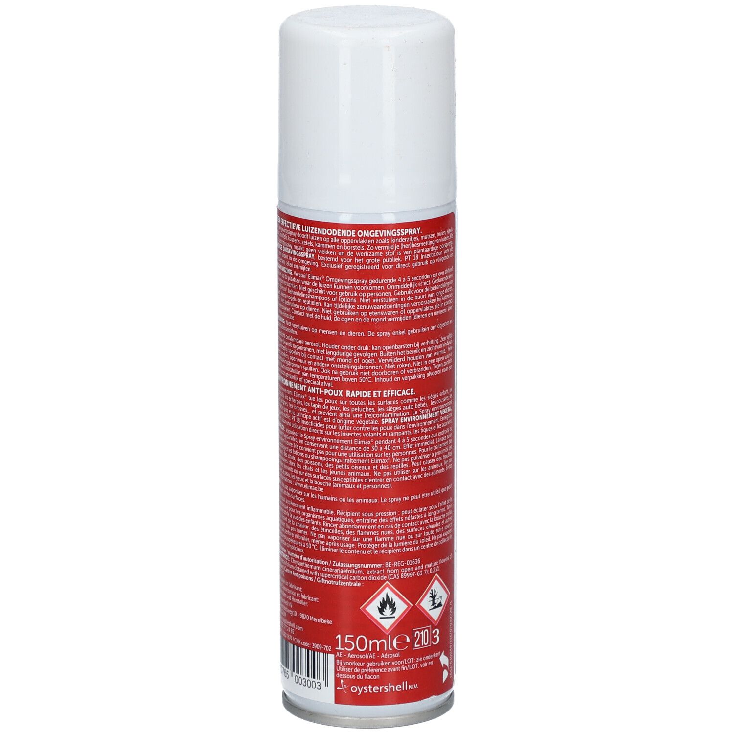 Elimax® Elimax Spray environnemental Anti-poux Textiles & Meubles