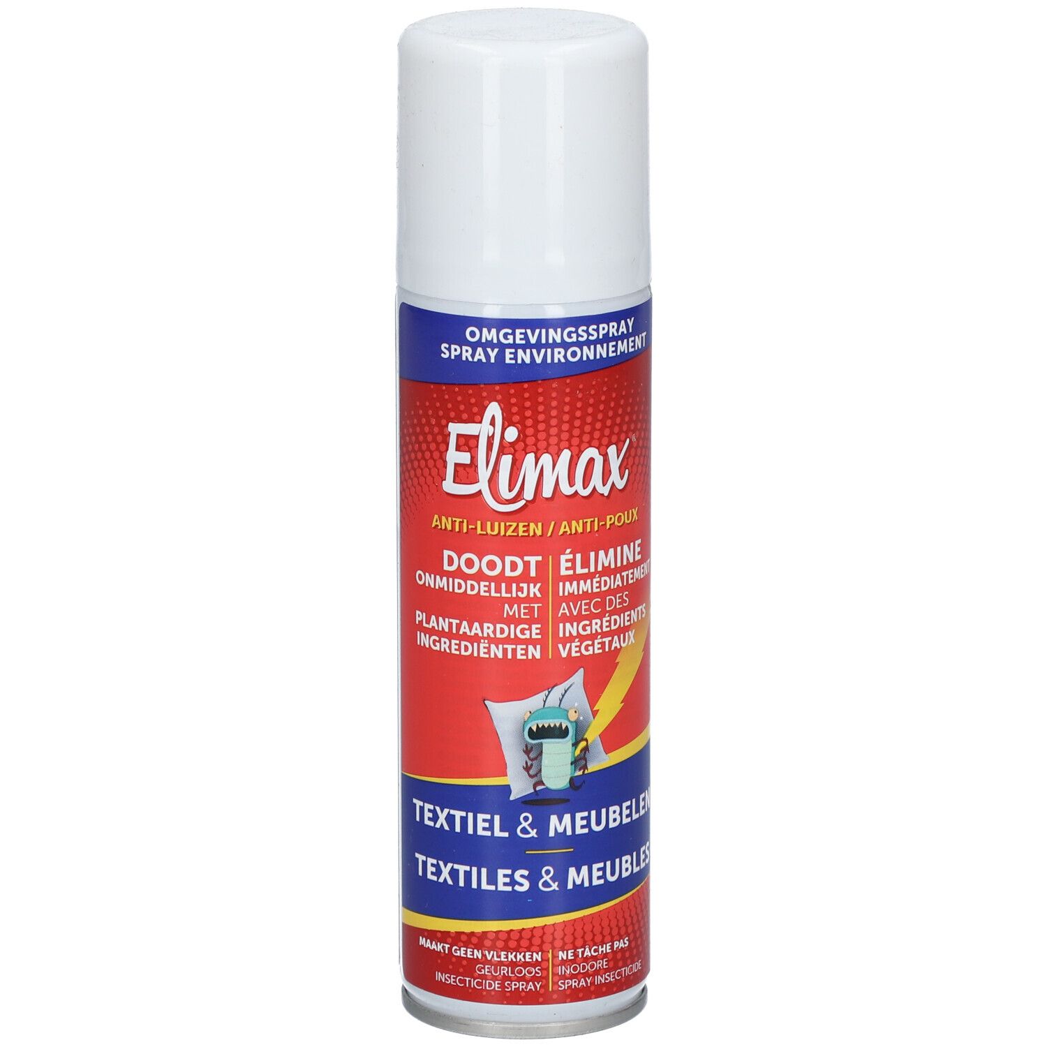 Elimax Spray Environnement Anti-Poux Textiles Et Meubles Flacon 150ml