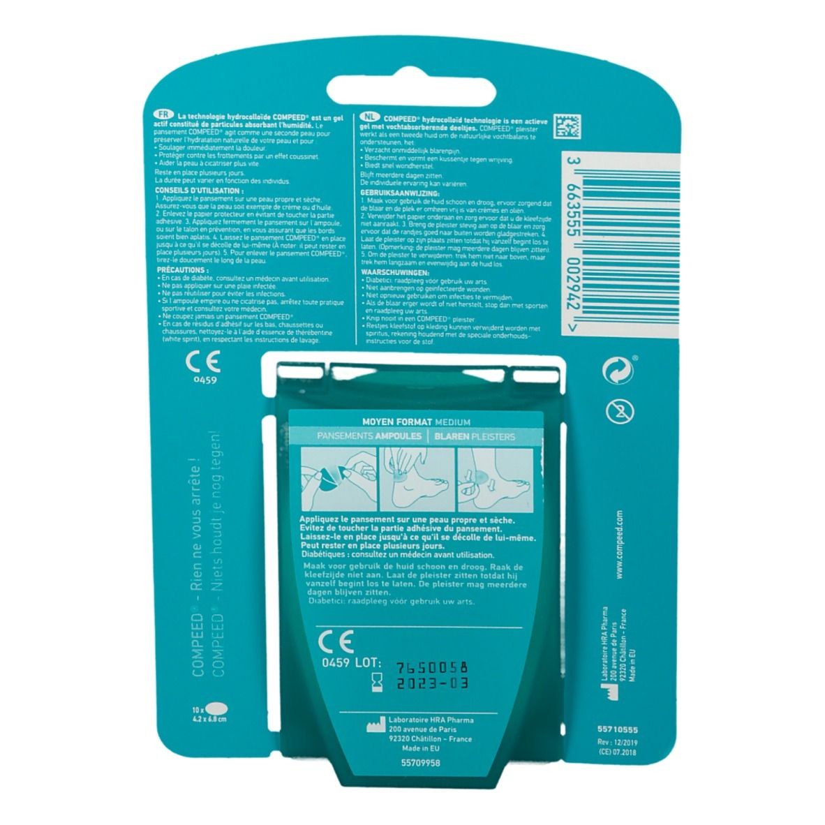 COMPEED® Pansements Ampoules Moyen format