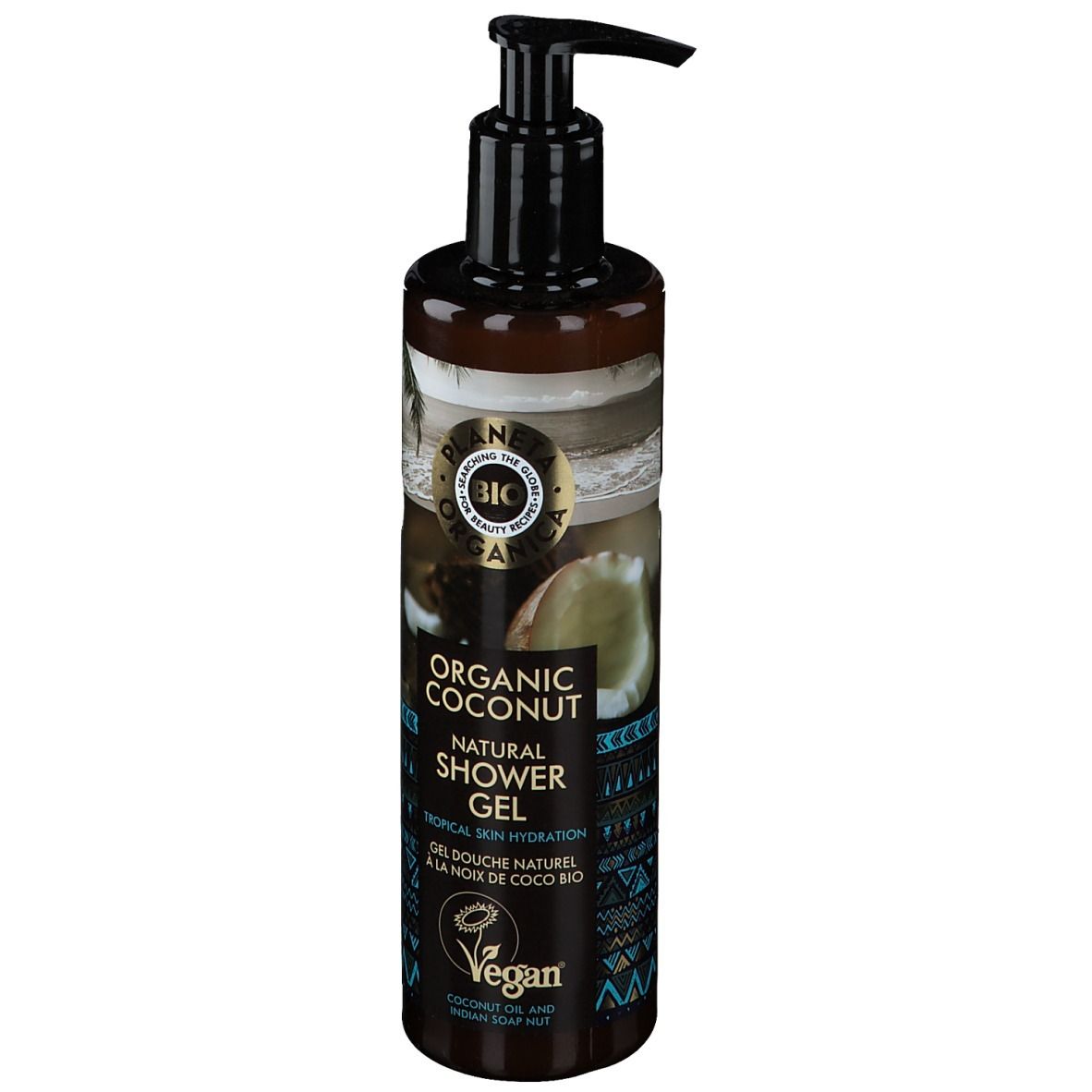 PLANETA ORGANICA Gel douche à la noix de coco biologique