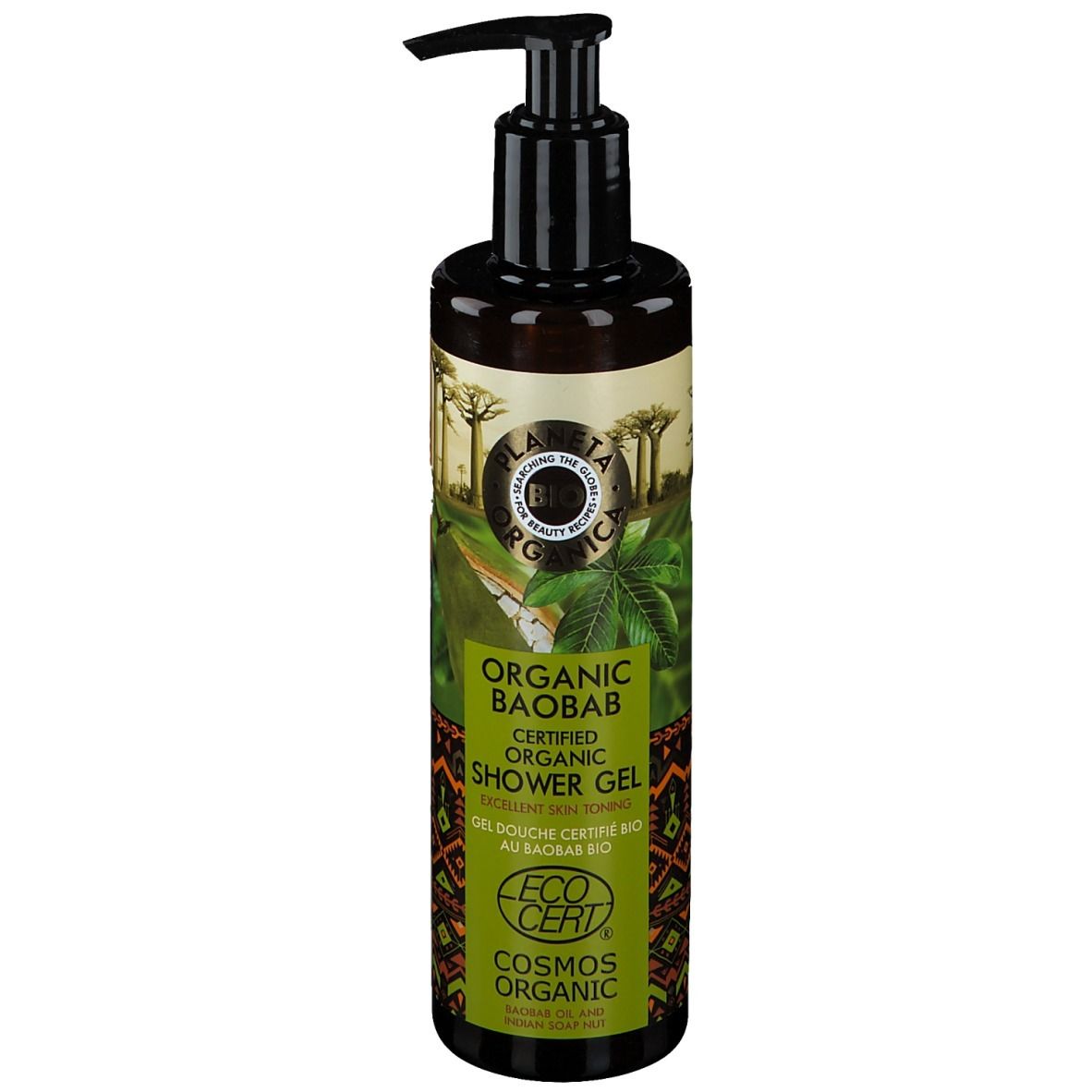 PLANETA ORGANICA Gel douche bio au baobab