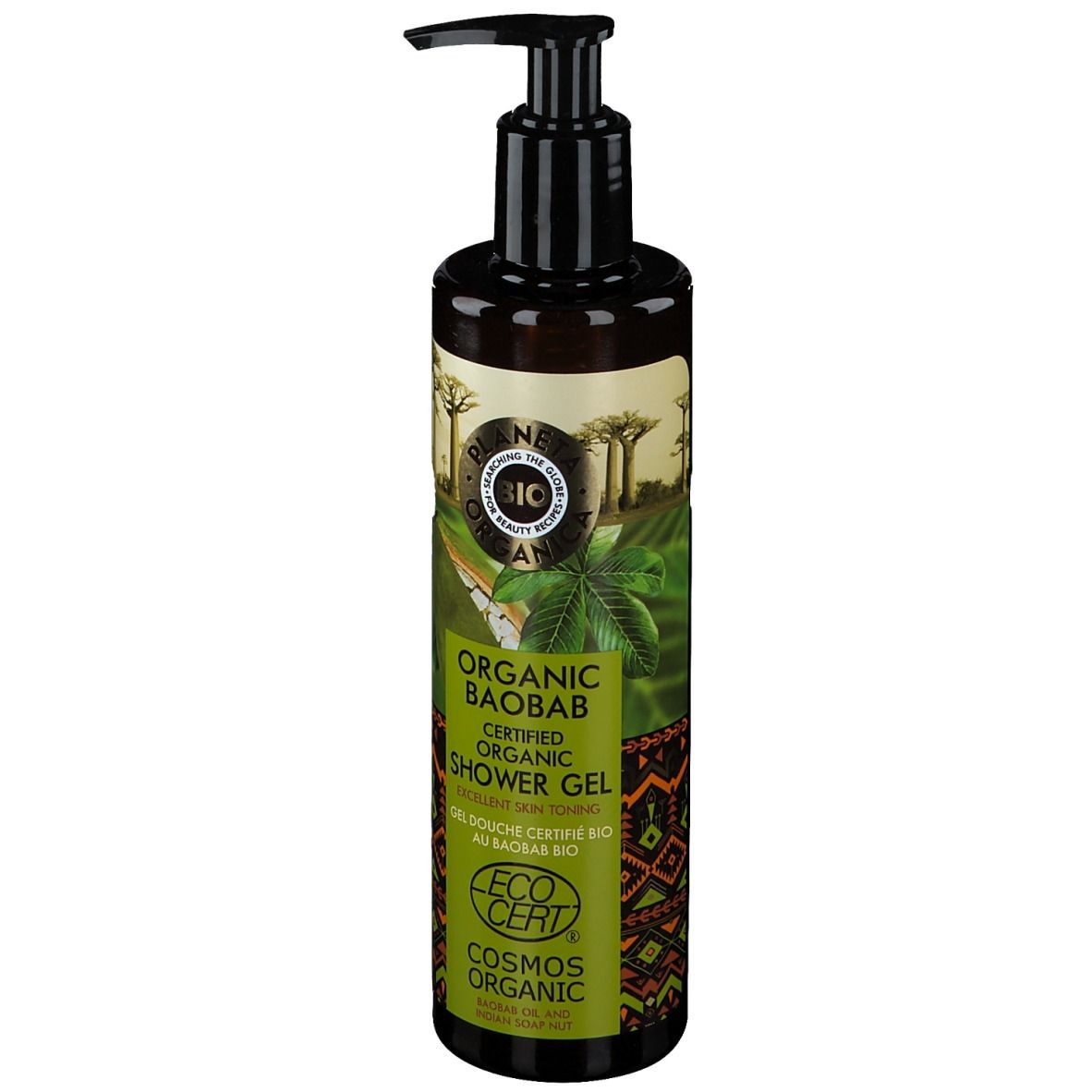 PLANETA ORGANICA Gel douche bio au baobab
